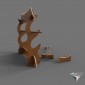 table chopstick stand japan style wood DIY