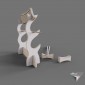 table chopstick stand japan style wood DIY