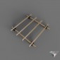 kitchen stand for hot food IKEA Lamplig 18x18cm 001-860-41
