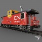 railcar caboose CN PSC