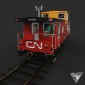 railcar caboose CN PSC