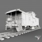 railcar caboose PSC ARR No1093