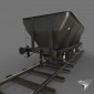 railcar coal hopper Malissard-Taza 20t old version