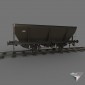 railcar coal hopper Malissard-Taza 20t old version