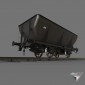 railcar coal hopper Malissard-Taza 20t old version