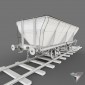 railcar coal hopper Malissard-Taza 20t old version