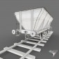 railcar coal hopper Malissard-Taza 20t old version