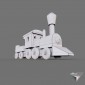 wood toy engine train simple DIY